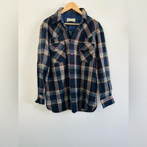 VINTAGE 80s 90s Zellers Plaid Shacket